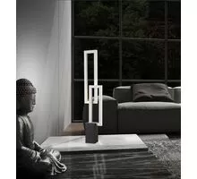 Veioza LED Mantra Mural, 18W, alb mat-negru