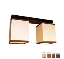 Plafoniera Russtik Lido, 2xE14, bej-wenge