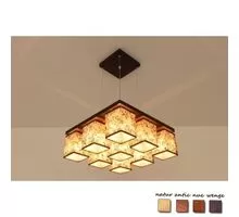 Lustra Russtik Lombardia, 9xE14, wenge