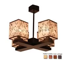 Lustra Russtik Lombardia, 4xE14, nuc