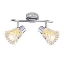 Plafoniera Rabalux Hestia, 2xE14, crom-transparent