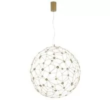 Pendul LED Nova Luce Sole, 21,6W, auriu