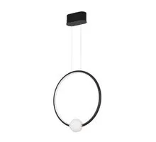 Pendul LED Nova Luce Celia, 25,6W, negru, dimabil