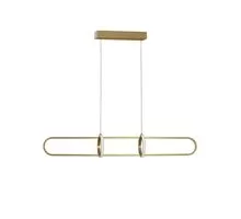 Pendul LED Nova Luce Arte, 31,2W, auriu, dimabil