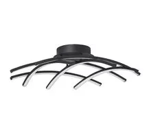 Plafoniera LED Nova Luce Narvi, 36W, negru, dimabil