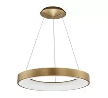 Pendul LED Nova Luce Rando Thin, 50W, auriu, dimabil