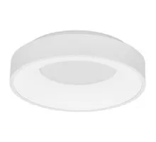 Plafoniera LED Nova Luce Rando Thin, 30W, alb nisipiu, dimabil