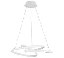 Pendul LED Nova Luce Menton, 43W, alb nisipiu, dimabil