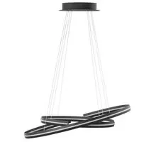 Pendul LED Nova Luce Torrente, 55W, negru, dimabil