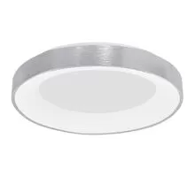 Plafoniera LED Nova Luce Rando Thin, 50W, argintiu, dimabil