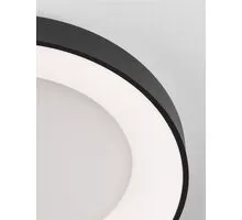 Plafoniera LED Nova Luce Rando Thin, 50W, negru, dimabil