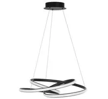 Pendul LED Nova Luce Menton, 43W, negru, dimabil