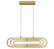 Pendul LED Nova Luce Arte, 50W, auriu, dimabil