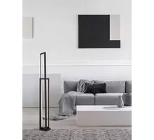 Lampadar LED Nova Luce Zesiro, 28W, negru, dimabil