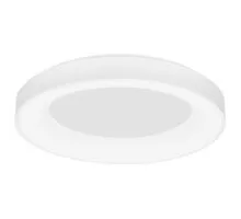 Plafoniera LED Nova Luce Rando Thin, 50W, alb nisipiu, dimabil