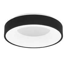 Plafoniera LED Nova Luce Rando Thin, 30W, negru, dimabil
