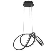 Pendul LED Nova Luce Truno, 60W, negru, dimabil