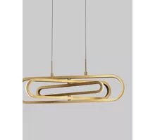 Pendul LED Nova Luce Arte, 50W, auriu, dimabil