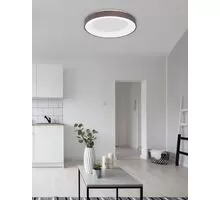 Plafoniera LED Nova Luce Rando Thin, 50W, cafeniu, dimabil