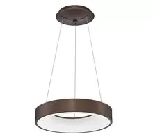 Pendul LED Nova Luce Rando Thin, 30W, cafeniu, dimabil