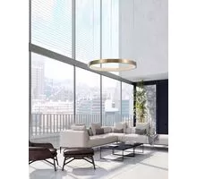 Pendul LED Nova Luce Vegas, 23W, alama antica