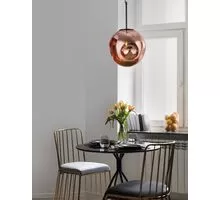 Pendul Nova Luce Mayan, 1xE27, cupru, negru