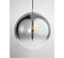 Pendul Nova Luce Lazione, 1xE27, crom, fumuriu