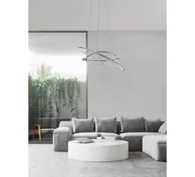 Pendul LED Nova Luce Livorno, 55W, crom