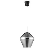 Pendul Nova Luce Veiro, 1xE27, crom, negru