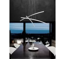 Pendul LED Nova Luce Seville, 38W, crom