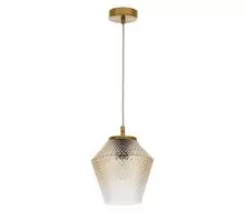 Pendul Nova Luce Magio, 1xE27, auriu, coniac