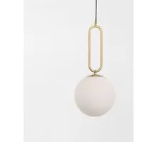 Pendul Nova Luce Grus, 1xE27, alb, alama