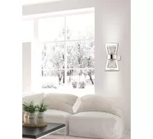 Aplica Nova Luce Boccale, 2xG9, crom, transparent