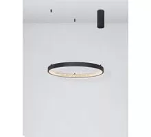 Pendul LED Nova Luce Preston, 37W, negru, dimabil