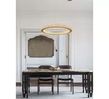 Pendul LED Nova Luce Fiore, 30W, 3000K, alama antica, dimabil