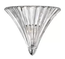 Aplica Nova Luce Guscio, 1xE14, crom, transparent