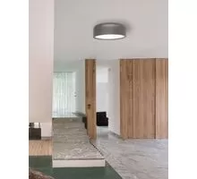 Plafoniera Nova Luce Perleto, 2xE27, alb, gri
