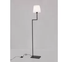 Lampadar Nova Luce Savona, 1xE27, alb, negru