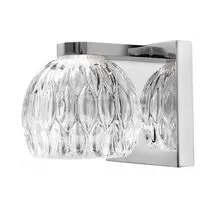 Aplica LED Nova Luce Lara, 5W, crom, transparent