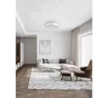 Plafoniera cristal Nova Luce Lyon, 6xG9, alb mat