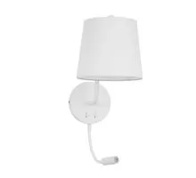 Aplica LED Nova Luce Sage, 1xE27+3W, 3000K, alb