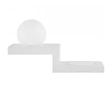 Aplica LED Nova Luce Room, 6W, alb opal