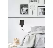 Aplica LED Nova Luce Sage, 3W, negru