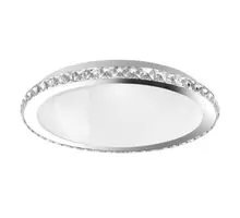 Plafoniera cristal Nova Luce Palermo, 3xE27, alb, crom - PRODUS OUT