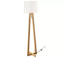Lampadar Nova Luce Alma, 1xE27, alb, negru