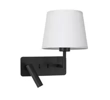 Aplica LED Nova Luce Savona, 3W, alb, negru