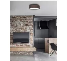 Plafoniera Nova Luce Perleto, 2xE27, maro