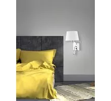 Aplica LED Nova Luce Cingo, 1xE27+3W, 3000K, alb, crom