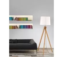 Lampadar Nova Luce Alma, 1xE27, alb nisipiu