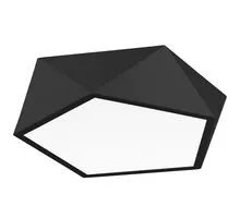 Plafoniera Nova Luce Darius, 4xE27, alb, negru